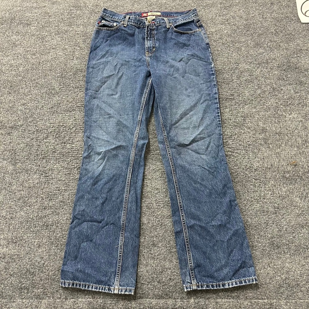 Faded Glory Jeans Womens Size 12 Darkstone 1972 Special Edition Cotton Straight